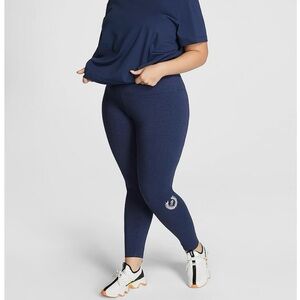 🩵 PINK High-Waist Leggings Size Small Navy